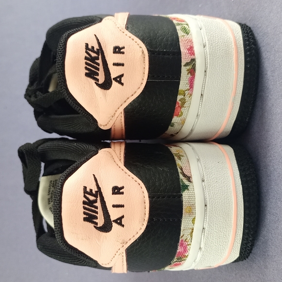 Nike Air Force 1 Vintage Floral GS 'Pink Tint' Shoes BQ2501-001 - Picture 3 of 12